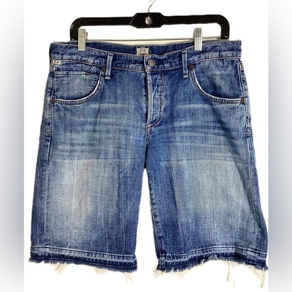 Citizens of Humanity Gibson Blue Denim Jean Shorts 28 - Picture 1 of 15